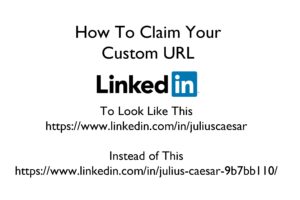 Robert Riggs Personal Branding On How To Change Your LinkedIn URL