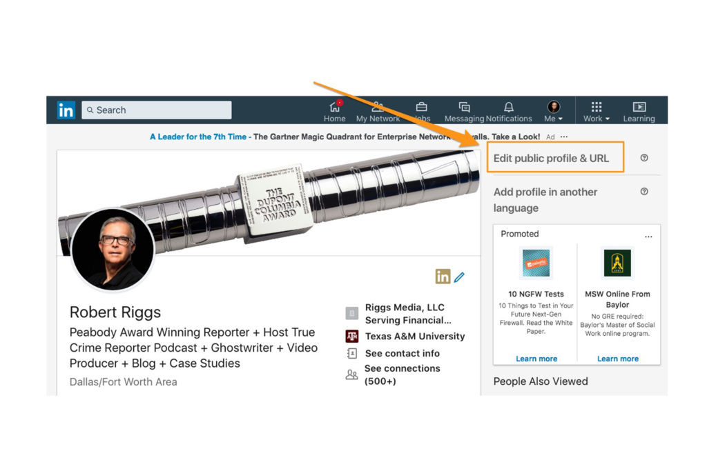 Robert Riggs Writes Professional LinkedIn Profiles